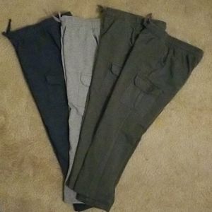 Bundle of 4 pairs fleece sweatpants